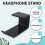 Acrylic Headphone Bracket Wall Mounted Headset Holder Desk Display Stand Bracket Hanger Headphone 4