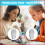Wireless Intercom Call Button Doorbell for Disabled Older Child Call Gray 4