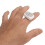 Bluetooth Remote Ring for TikTok & Camera, Rechargeable, 10m, White 14
