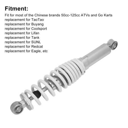 Amortisseur de 305 mm, 5 vitesses, 50cc-125cc, argent 2