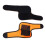 Adjustable Elbow Pad Protector Black Orange, 19x16x5cm, Comfortable Fit 2