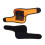 Adjustable Elbow Pad Protector Black Orange, 19x16x5cm, Comfortable Fit 4