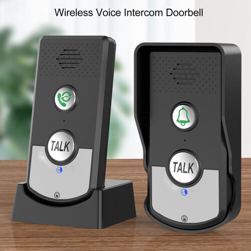 Wireless Voice Intercom Doorbell 1000m Range 3 Gear Adjustable Sound 2