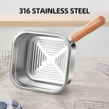 Frying Pan Outdoor Food Storage Box Portable Deep Fryer Steamer Gas Electric Cooking Pot Kitchen Utensils