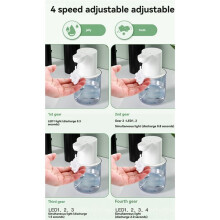 400ML Automatic Soap Dispenser, Infrared Sensor, 4 Adjustable Modes, Waterproof, Ideal for Home, Kitchen, Bathroom