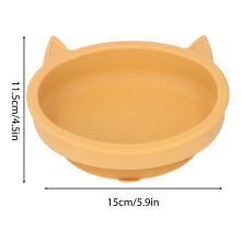 Soft Silicone Cat Bowl for Kids