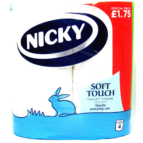 Nicky Nicky Soft Touch 4 roll 1Kg (Pack of 10) 2