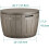127L Round Waterproof Garden Storage Box 4