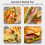 Double-Sided Non-Stick Aluminum Sandwich Maker with Removable Handle, 310mm 4