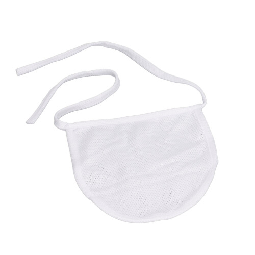 Double Layer Breathable Adjustable Trachea Cover for Adults White 1