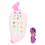 Bilingual Baby Teether Phone Toy, Pink, 15x7cm, Multi-Mode Educational 3