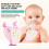 Bilingual Baby Teether Phone Toy, Pink, 15x7cm, Multi-Mode Educational 4