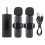 Wireless Lavalier Microphone 2x80mAh, 3.5mm, 20-20KHz, 9ms Delay 2