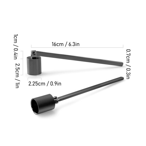 Stainless Steel Candle Snuffer Long Handle Flame Extinguisher 1