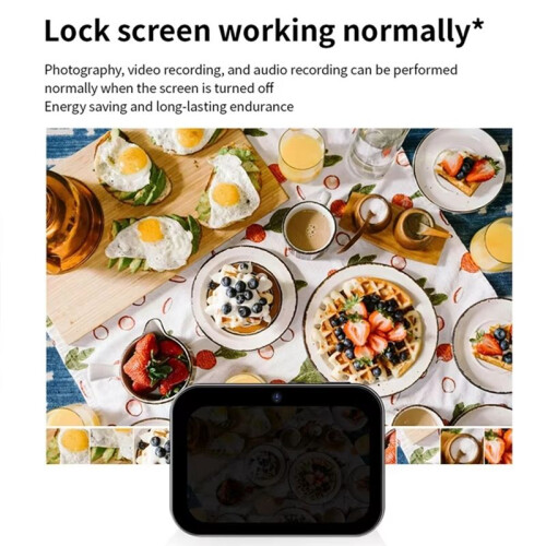 D6 Digital Camera 4K HD Camera Recorder Music Player Touch Control Screen Vlogging Camera Night Vision 64MP Camcorder A