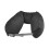 Cuscino da viaggio portatile a forma di U, 15,5x61cm, nero 10