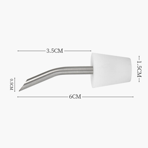 Extended Kettle Spout 1.5x6cm, Stainless Steel 1