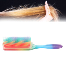Multicolor Beard & Hair Detangling Brush ABS Nylon Scalp Massage Styling Tool