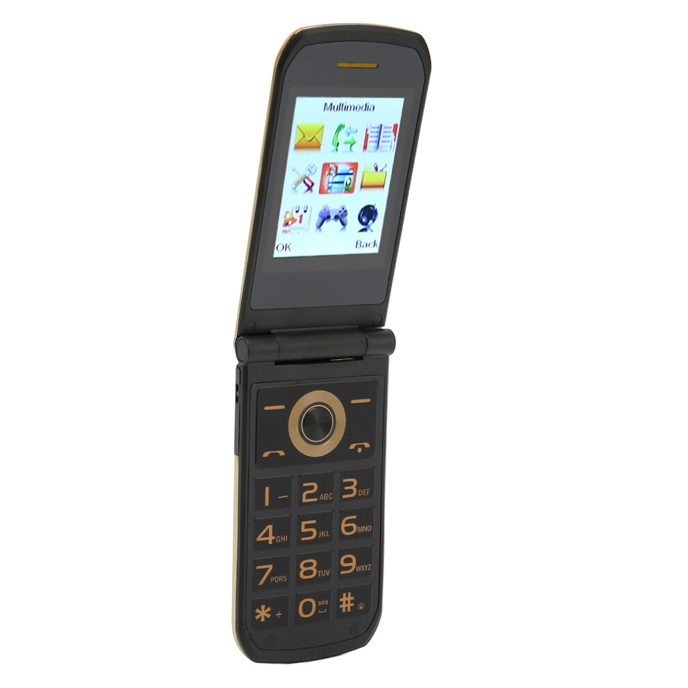 K21 2G Senior Flip Phone 2.4 Inch Screen, 32Gb Expandable, Strong Flashlight 4921389618517