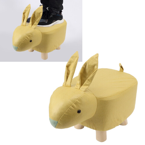 Tierförmiger Holzhocker für Kinder und Erwachsene 1