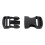 5X Plastic Dual Adjustable Buckles for Backpack Straps 38mm Black Replacement 8
