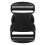 5X Plastic Dual Adjustable Buckles for Backpack Straps 38mm Black Replacement 9