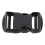 5X Plastic Dual Adjustable Buckles for Backpack Straps 38mm Black Replacement 15