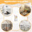 Wire Cube Connectors EasyInstall TightFit for Cube Storage Organizer Shelving Multiroom Use 5