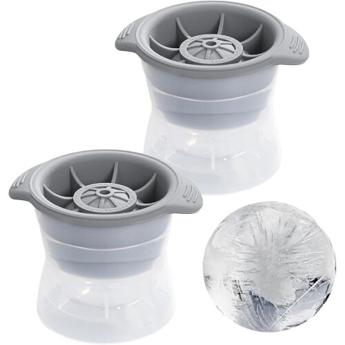 Silicone Sphere Molds Tray Set  Mold Makers Whiskey Cocktails Drinks 1
