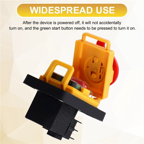 KJD12 Electromagnetic  KJD12 16A 220V Magnetic Waterproof Explosion-Proof with Emergency Stop Button 2