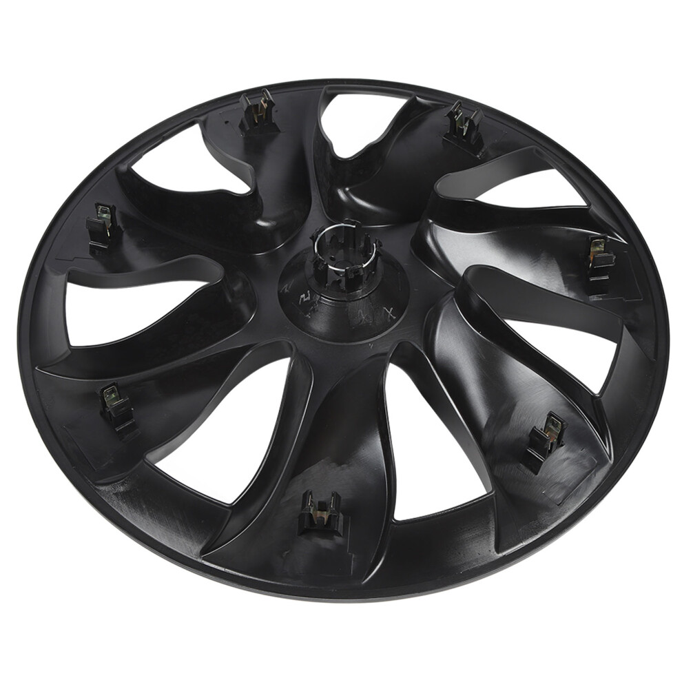 Tesla Model Y Hubcaps 19 Inch Glossy Abs Black 7055741515255