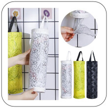 Support de Rangement pour Sacs en Plastique, Sac Poubelle D'Épicerie de Cuisine, Sac de Rangement Rond, Boîte de Rangement Murale pour Articles