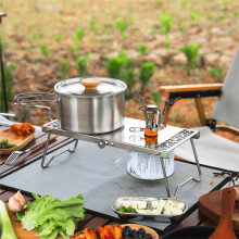 Portable Outdoor Stove, Stove for Camping, Picnics, Barbecues, Road Trips, and Fishing.