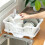 Dish Drying Rack-Dish Rack with Auto-Drain Organizer Rack Dish Rack and Drainaboard Set for Kitchen Counter Restaurant C 3