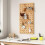 Solid Wood Pegboard Organizer 60x80cm Green Wall Mounted Tool Storage for Garage Home Office 4