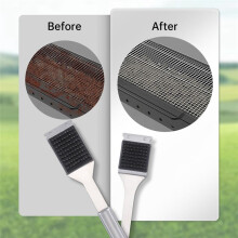 2 Pack Grill Brush, 16.5Inch & 14Inch Wire BBQ Grill Brush for Outdoor Grill, Stainless Steel Cleaning Brush