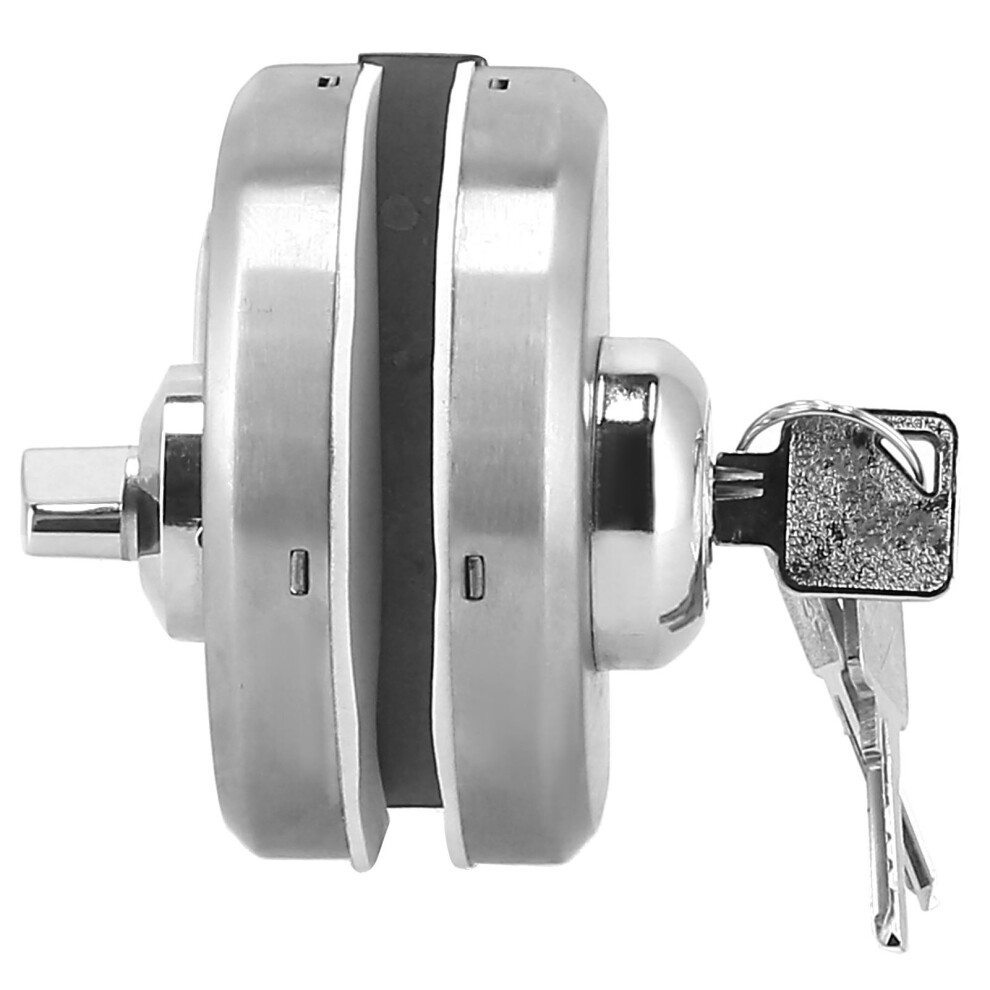 Stainless Steel Glass Door Lock With 3 Keys, 1012Mm Thick Save Security 7901390746789