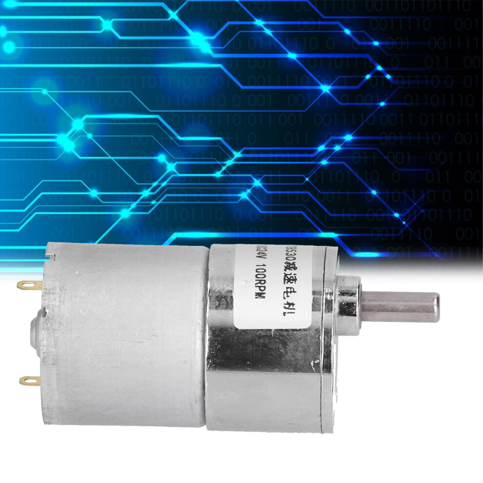24V 100RPM DC Geared Motor 37B530