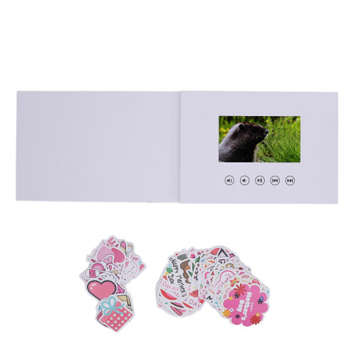 5” HD Video Greeting Card with 128MB Memory, A5 Size 2