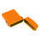 USB Rechargeable Windproof Cigarette Lighter Case 105x83x23mm Orange 15