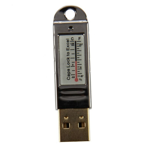 2X Gold TEMPer PC Laptop USB Sensor Thermometer Temperature Data Logger Recorder 1