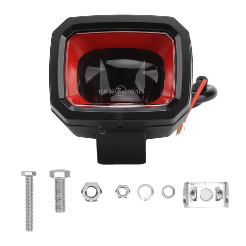 6000K LED Warning Light for Forklift Aluminium Alloy DC12V Red 1