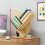 Tree Shaped Bookshelf Solid Oak 1