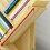 Tree Bookshelf Solid Wood 3-Tier Space Saving Organizer, Light Walnut 1