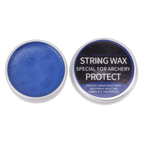Archery Bow String Wax Beewax 28g Red & Blue Fray Protective 2