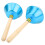 2Pcs Beech Wood Sand Hammer Shaker Toy 1
