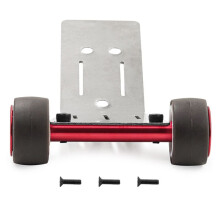 RC Car Upgrade Stainless Steel - Wheel Kit for MAXX RC Car Accessories Red