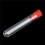 120 Pcs Non-Completed Plastic Test Tubes Lab Test Tool with Screw Cap Transparent, 12 X 60mm 4