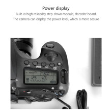 2X NP FZ100 Dummy-Akku auf D-Tap für V-Mount BP-Akku für A7r3/A7M3/A7S3/Fx3 A9