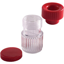 2-in-1 tragbarer Pillenzerkleinerer & Behälter ABS+AS 8,3 cm x 4,9 cm